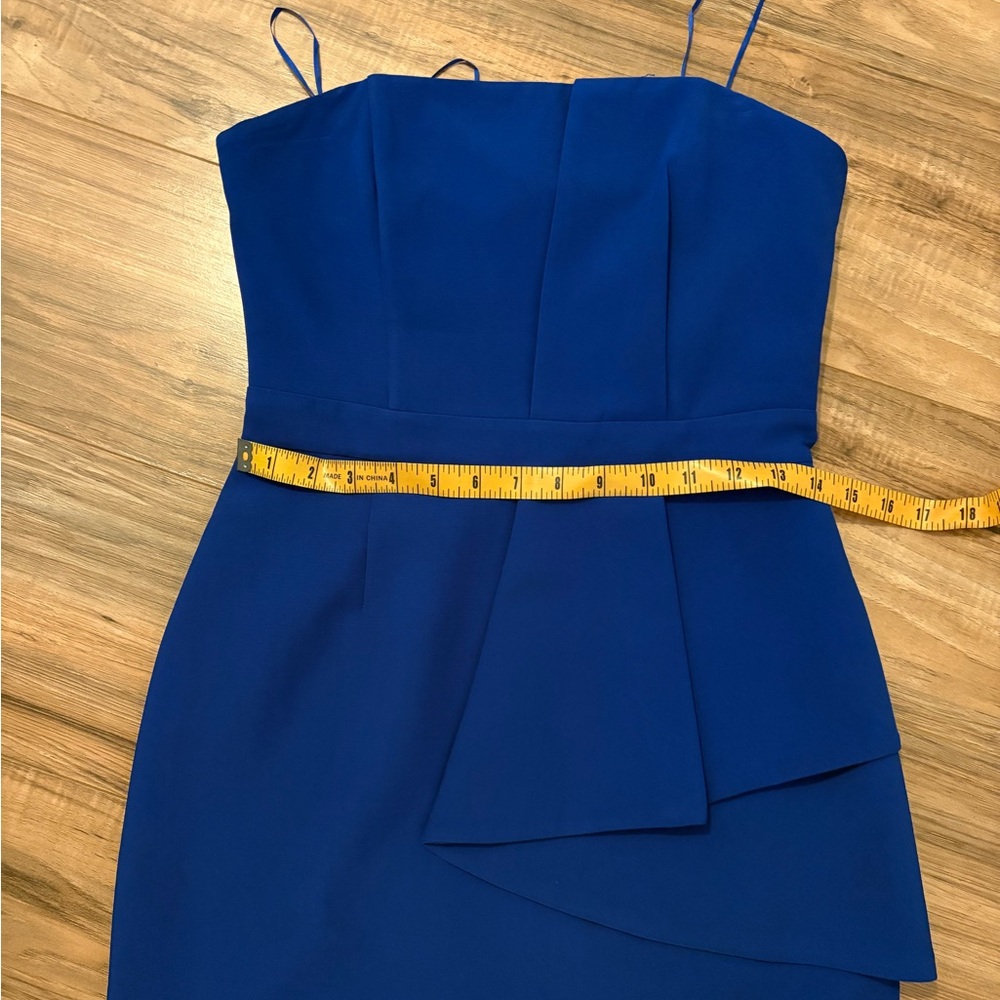 πHP π LuLuβs Royal Blue Peplum Dress πππ - Picture 5 of 9